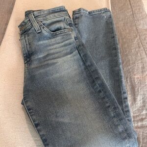 Mari Crop High-Rise Slim Straight Jeans Adriano Goldschmied